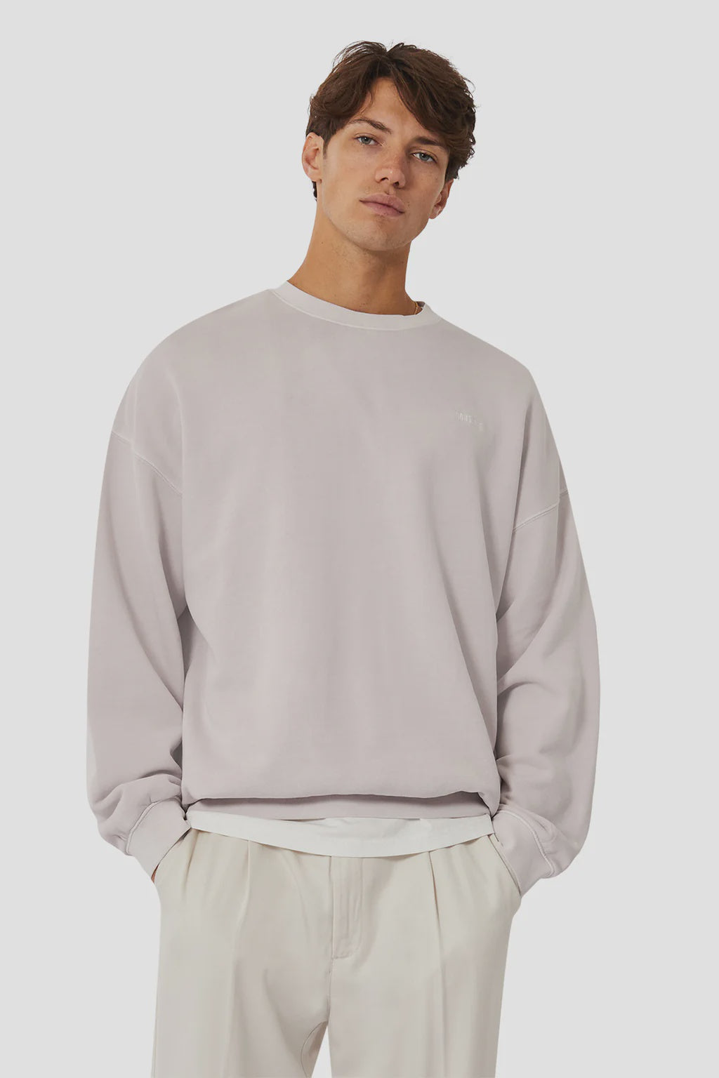 Industrie The Del Sur Sweat - Light Lilac