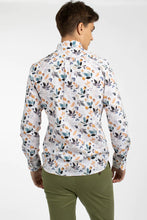 Load image into Gallery viewer, James Harper Acorn Cotton Poplin Shirt - Navy
