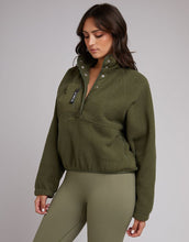 Load image into Gallery viewer, All About Eve Active Teddy Zip 1/4 - Khaki
