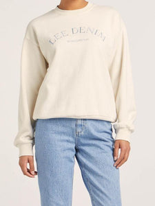 Lee Baggy Recycled Cotton Sweat - Arches Ecru