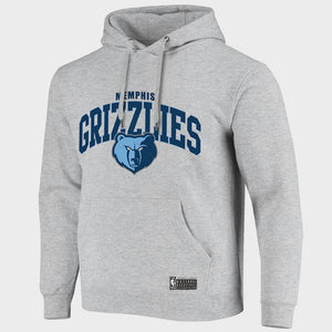 NBA Essentials Memphis Grizzlies Arch Hoodie - White Marle