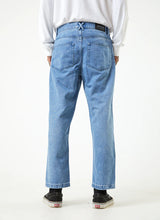 Load image into Gallery viewer, Afends Ninety Twos Hemp Denim Relaxed Jeans - Worn Blue

