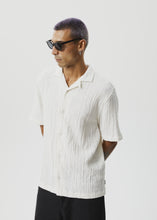 Load image into Gallery viewer, Afends Calm Cuban Short Sleeve Shirt - White
