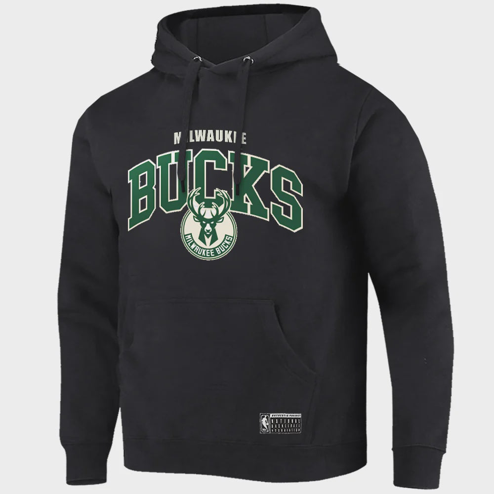 NBA Essentials Milwaukee Bucks Arch Hoodie - Black