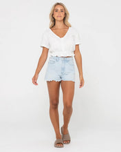 Load image into Gallery viewer, Rusty Serena Short Sleeve Top - Celestial Blue
