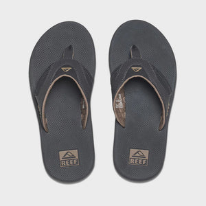 Reef Fanning Thong - Black/Brown