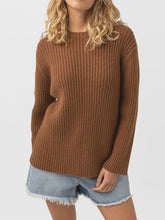 Load image into Gallery viewer, Rhythm Daisy Knit Jumper - Chocolate
