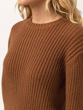 Load image into Gallery viewer, Rhythm Daisy Knit Jumper - Chocolate
