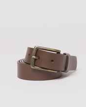 Load image into Gallery viewer, Rusty High River Leather Belt - Chocolate
