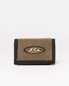 Rusty Glory Days Cord Tri-Fold Wallet - Savanna