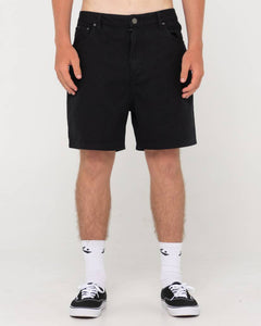 Rusty The Bruce 5 Pocket Short - Black