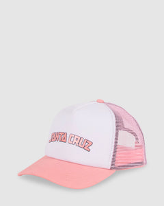 Santa Cruz College Arch Trucker Hat - Pink