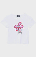 Load image into Gallery viewer, Stussy Flower Rib Tee - White
