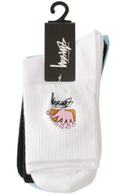 Load image into Gallery viewer, Stussy LB Crown Sock 3Pk - Multi
