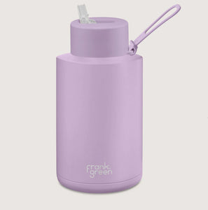 Frank Green Ceramic Reusable Bottle With Straw 68oz - Lilac Haze