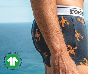 Reer Endz Men's Organic Cotton Snapper Trunk Underwear
