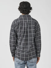 Load image into Gallery viewer, Thrills Genuine Oversized Flannel Shirt - Mood Indigo
