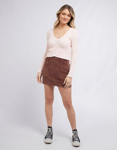 Load image into Gallery viewer, All About Eve Polly Rib Top - Pale Pink
