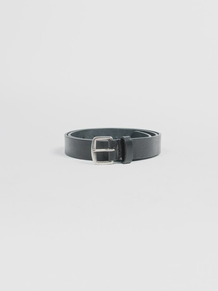 Thrills Leather Belt - Black