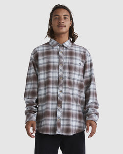 Billabong Coastline Flannel Shirt - Grey Mist
