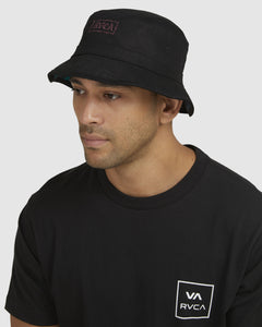 RVCA Barbed Reversible Bucket Hat - Pirate Black