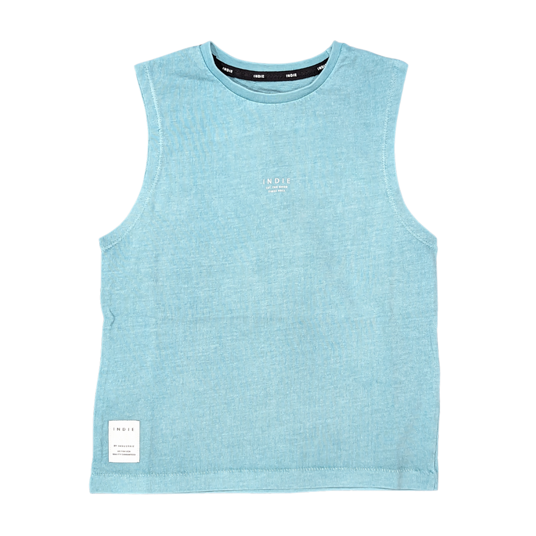 Indie Kids The Marcoola Muscle Tee - Light Teal