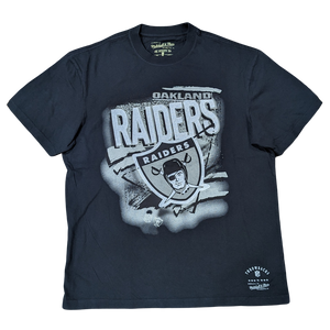 Mitchell & Ness Raiders Abstract Tee - Faded Black