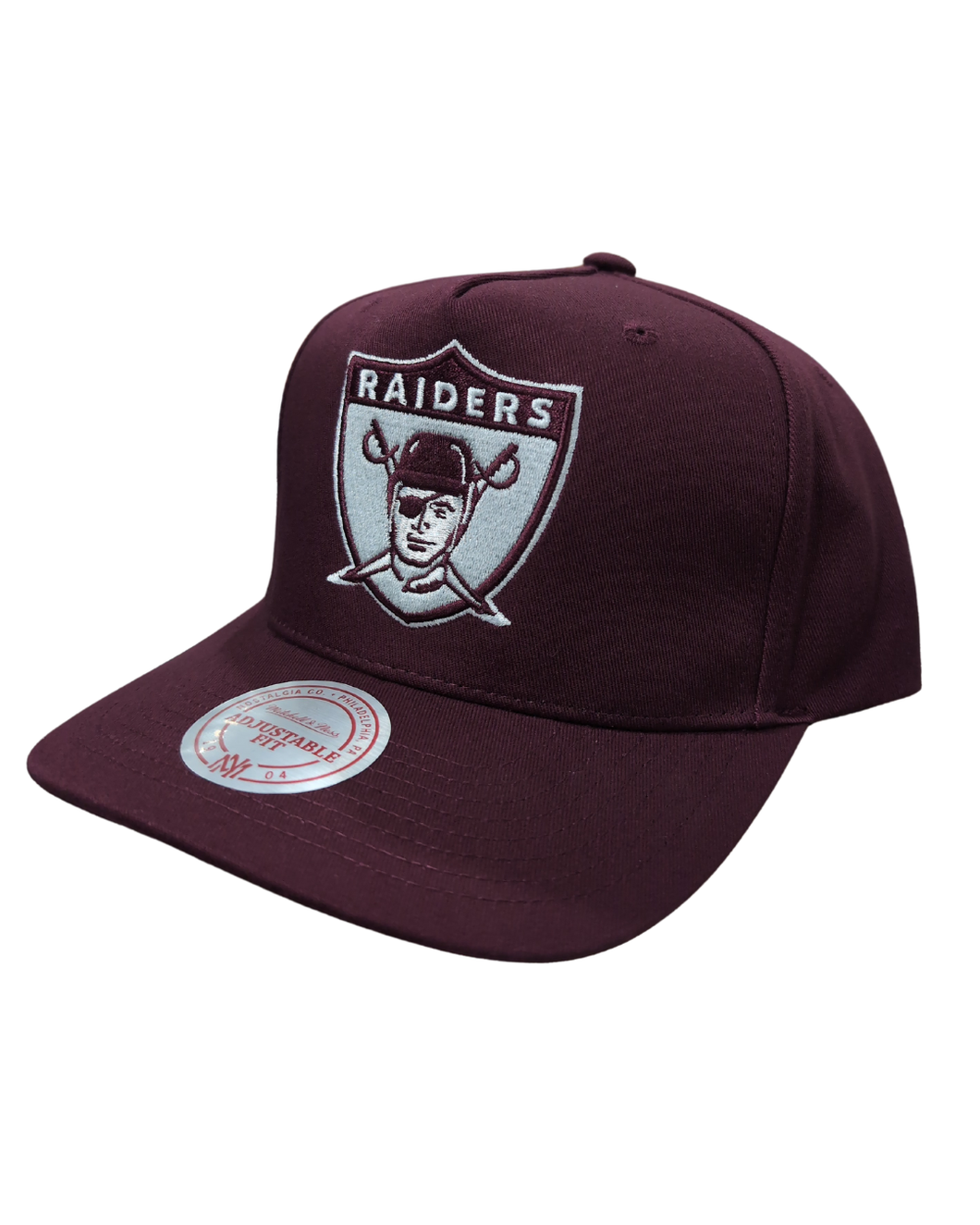 Mitchell & Ness Raiders Core Sport Hat - Burgundy