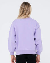 Load image into Gallery viewer, Rusty Girls Script Oversize Crew Fleece - Lavender
