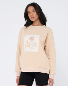 Rusty Atoll  Oversize Crew Fleece