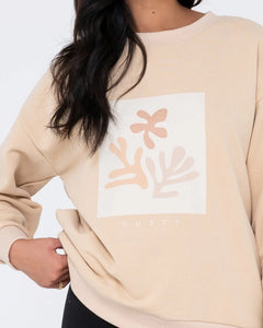 Rusty Atoll  Oversize Crew Fleece