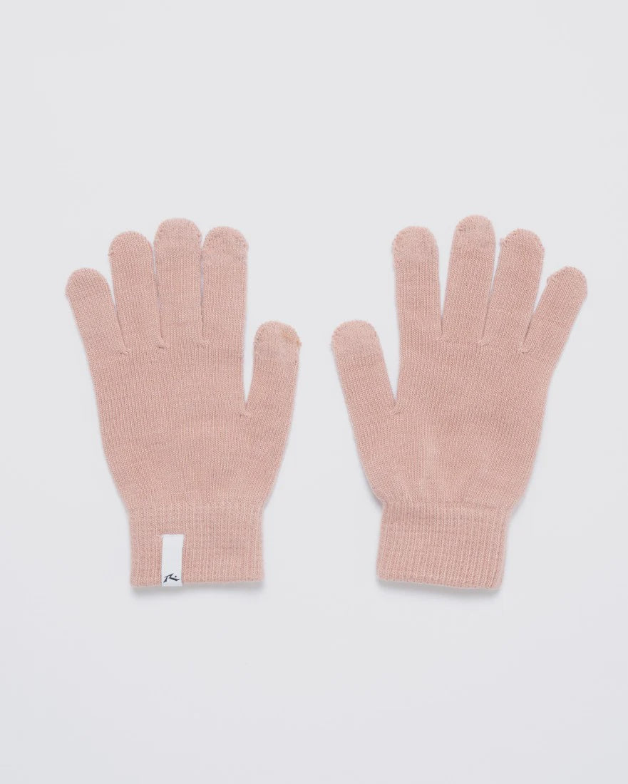 Rusty Hold Up Gloves - Misty Rose