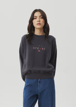 Load image into Gallery viewer, Afends Funhouse Crew Neck Sweater - Charcoal
