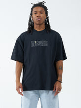 Load image into Gallery viewer, Worship Visitors Box Fit Oversize Tee - Washed Black
