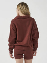 Load image into Gallery viewer, Thrills Density Slouch Fleece Polo - Port
