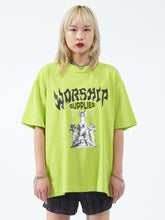 Load image into Gallery viewer, Worship Monument Oversized Tee - Acid Lime
