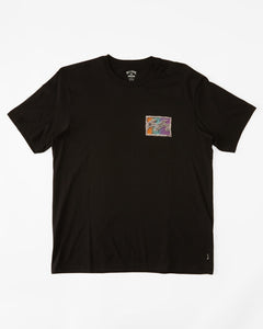 Billabong Crayon Wave SS T-Shirt for Toddlers - Black