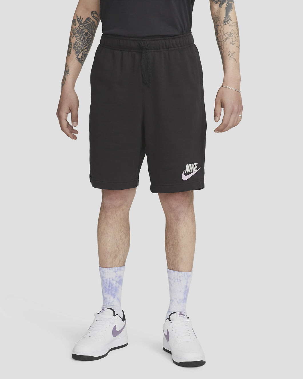 Nike Club  French Terry Shorts - Black