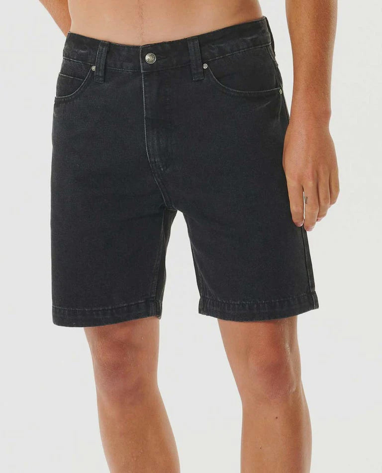 Rip Curl Epic Denim Walkshort - Washed Black