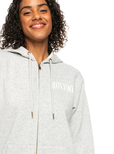 Roxy Surf Stoked Zip-Thru Hood - Heritage Heather