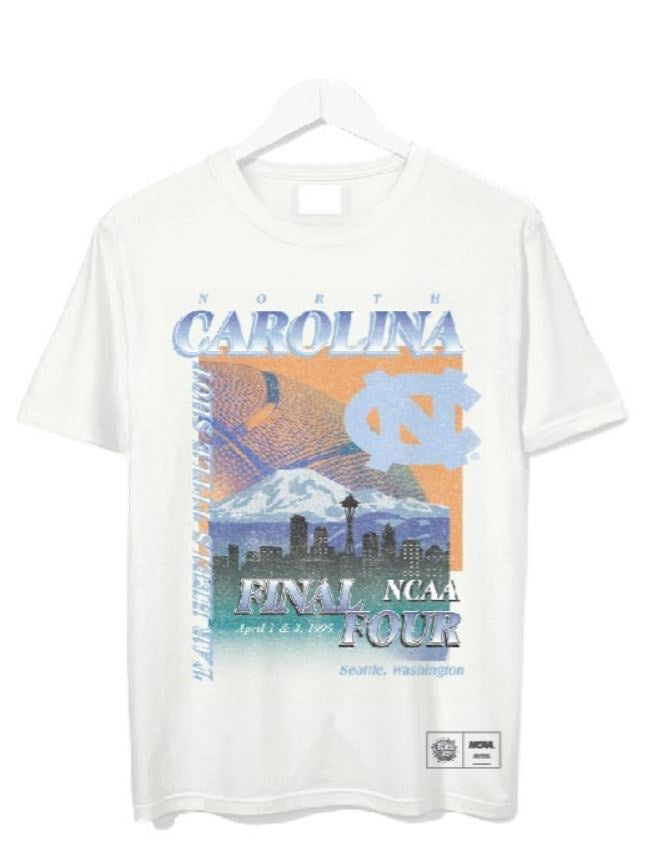 NCAA University of North Carolina Final Four Tee - Vintage White