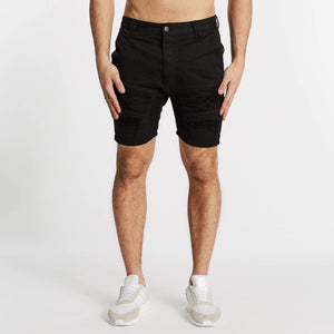 Nena & Pasadena Hellcat Denim Short - Jet Black