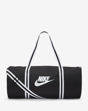 Load image into Gallery viewer, Nike Heritage Duffle Bag - Black/White
