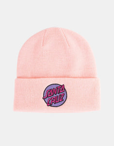 Santa Cruz Youth Other Dot Patch Beanie - Rose