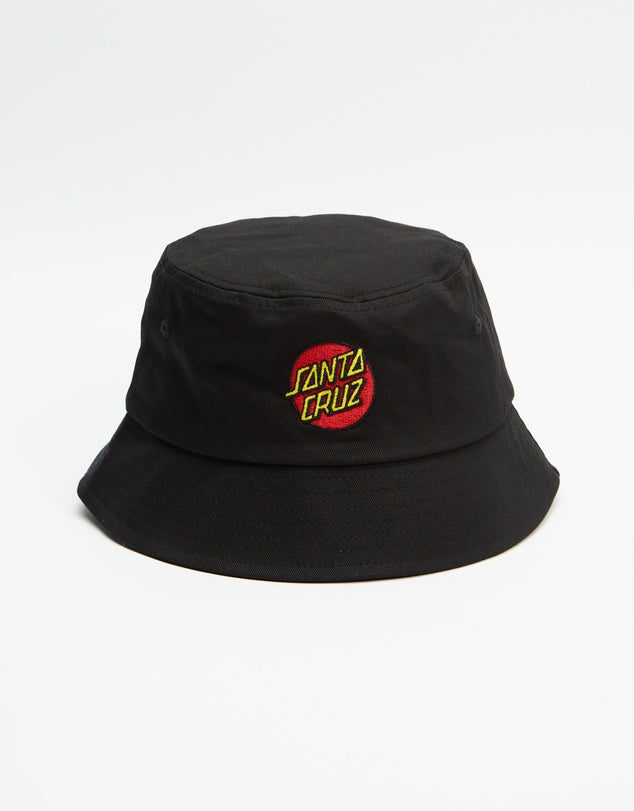 Santa Cruz Classic Dot Bucket Hat - Black