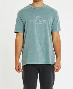 Nomadic Paradise Hunter Box Fit Tee - Pigment Stormy Sea