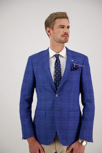 Savile Row Abram Wool Blazer - JW19 Blue