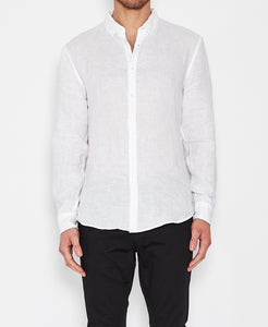 Industrie  The Tennyson L/S Linen Shirt (White)