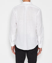 Load image into Gallery viewer, Industrie  The Tennyson L/S Linen Shirt (White)
