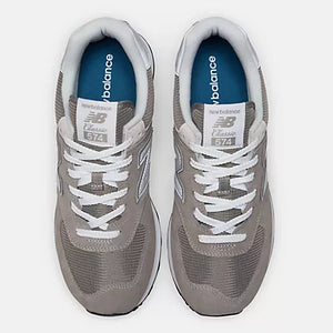 New Balance 574 Shoe - Grey w/ White